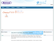 Tablet Screenshot of nationalindco.com